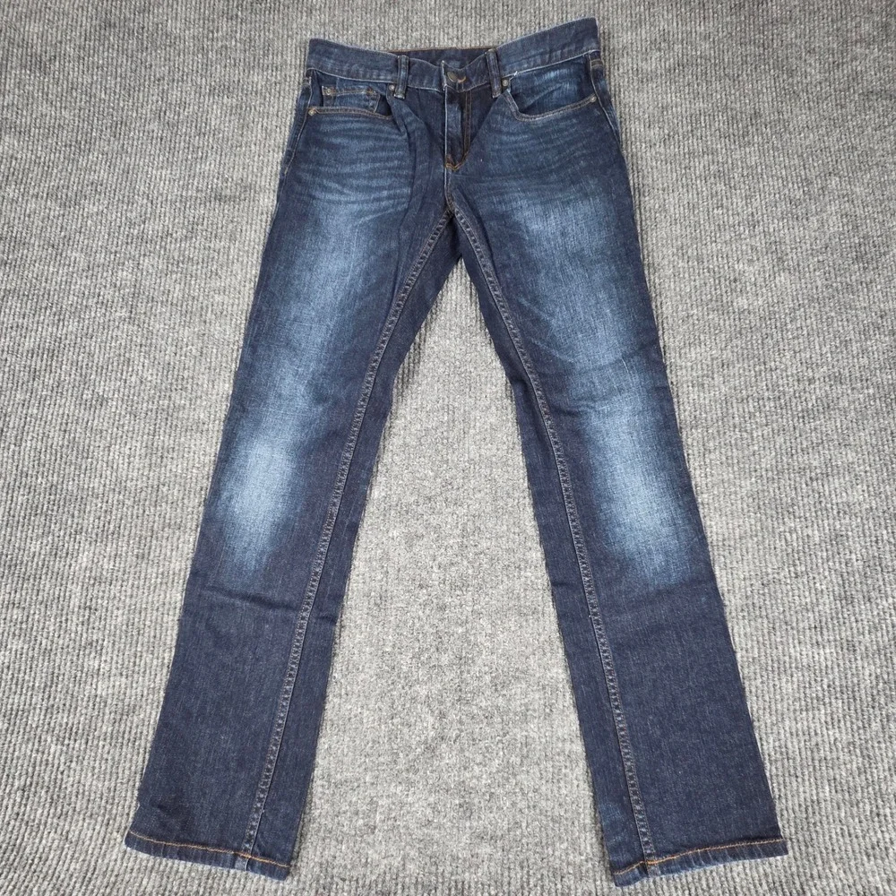 Banana Republic Slim Fit Dark Wash Denim Jeans Mens 31W 34L